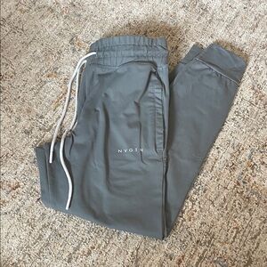 NVGTN Gray Jogger Pants - Drawstring Waist